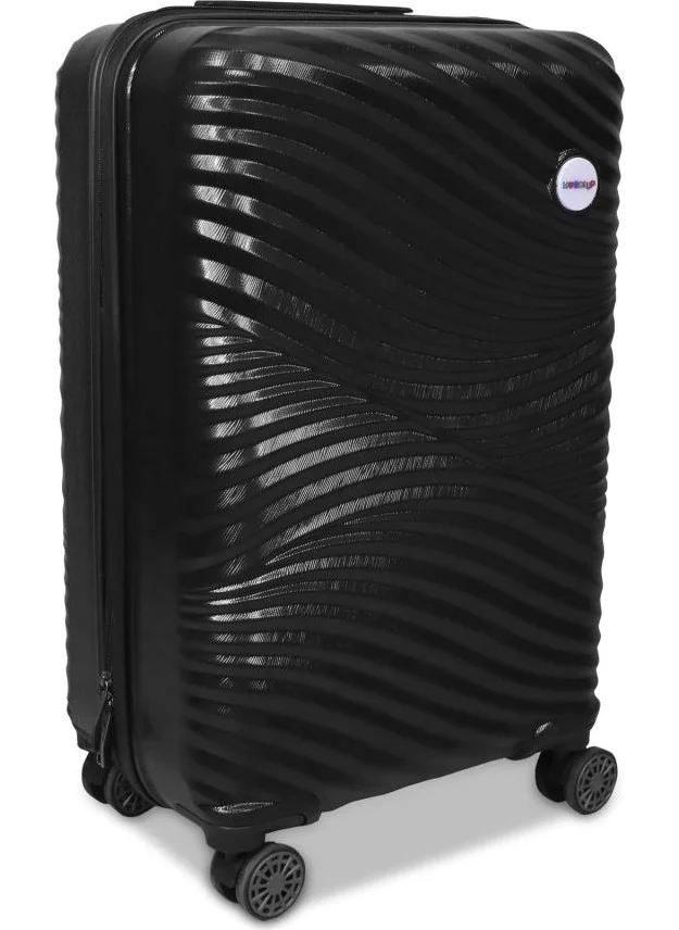 Biggdesign Moods Up Black Large Size 28" Suitcase