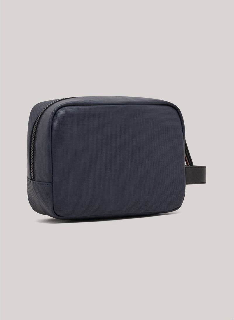 Men's Hilfiger Monotype Logo Pique Small Washbag -  Pique textured finish, Blue - pzsku/Z4F8E2396D9B96009B835Z/45/_/1714373649/b19f7813-1227-45aa-9988-48a1b34f849a