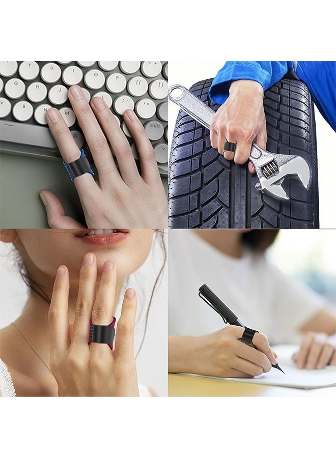 4 Pcs Adjustable Trigger Finger Splints, Soft Brace Fabric Reusable Support Brace, for Broken Finger Protection - Image 5