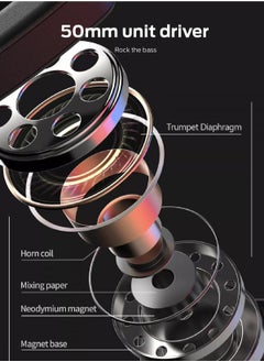 مونستر سماعة ألعاب MONSTER AiRMARS N5 Lite USB 7.1 صوت محيطي (PURE  MONSTER SOUND®) - ضوء ملون RGB - برامج تشغيل 50 مم - ميكروفون لإلغاء الضوضاء - للكمبيوتر الشخصي وأجهزة PS4 | أسود  - Image 5