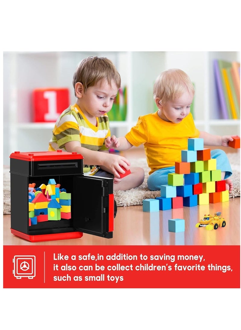 ELTRAZONE Electronic Piggy Bank for Kids, Money Bank with Password/Cute Mini ATM Piggy Bank Can, Auto Scroll Cash Safe Box, Great and Practical Birthday Gifts for Boys & Girls - Image 2