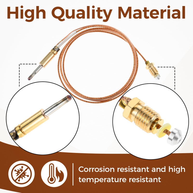 Lemfema Pilot ODS Assembly Replace 120630-01, 120630-02, Thermocouple Replacement Part for Vent Free Heaters - Image 3