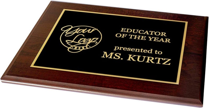 PlaqueMaker Personalized Engraved Plaques and Awards. Great for Retirement, Thank You, Military Recognition, Special Achievements, Memorials, Sports, School, and Corporate Awards - Image 2