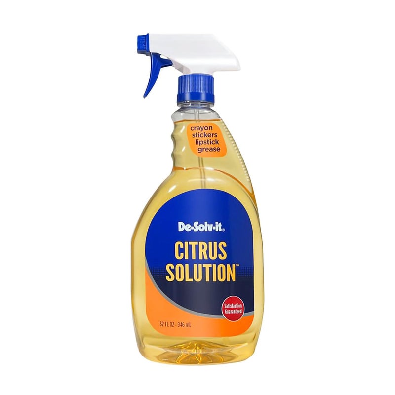 De-Solv-It OrangeSol DeSolvIt Citrus Solution  Odor  Stain Remover for Cloth Wood Glass  More 32Ounce 