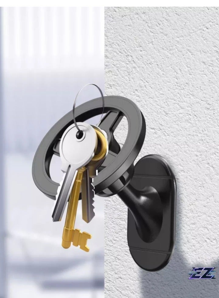 ELTRAZONE حامل سيارة مغناطيسي - أسود، تركيب آمن ومريح للهواتف الذكية - Image 3