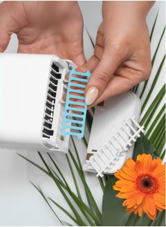 Bellaria Bellaria Fragrance Insert for Air Cube Sets of 2 Vanilla Breeze Scent Refreshing Vanilla Fresh Toilet Fragrance Long Lasting Bathroom Freshness Fights Bad Odors for a Ocean Inviting Atmosphere  - Image 3