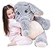 IKASA Giant Elephant Stuffed Animal Plush Toys Soft Gifts Gray 39 inches - Image 4