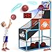 Handwell Arcade Basketball Game Set with Electronic ScoreboardLED Light Carnival Games Boy Toys Basketball Hoop Indoor Outdoor with 4 Balls Air Pump Ideal Sports Toy Gifts for Kids 312 Years Old - Image 3