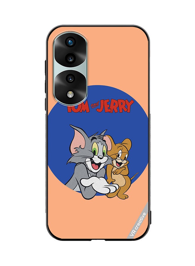 VR CREATIVE Protective Case Cover For Honor 70 Pro plus Tom And Jerry Design Multicolour - Image 1