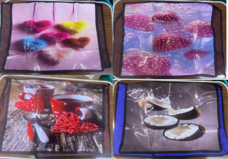 Microwave Oven Cover - Multi Color, W50xL39xD39cm - Image 2
