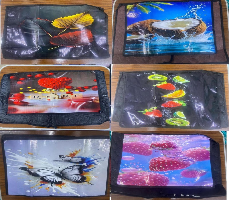 Microwave Oven Cover - Multi Color, W50xL39xD39cm - Image 1