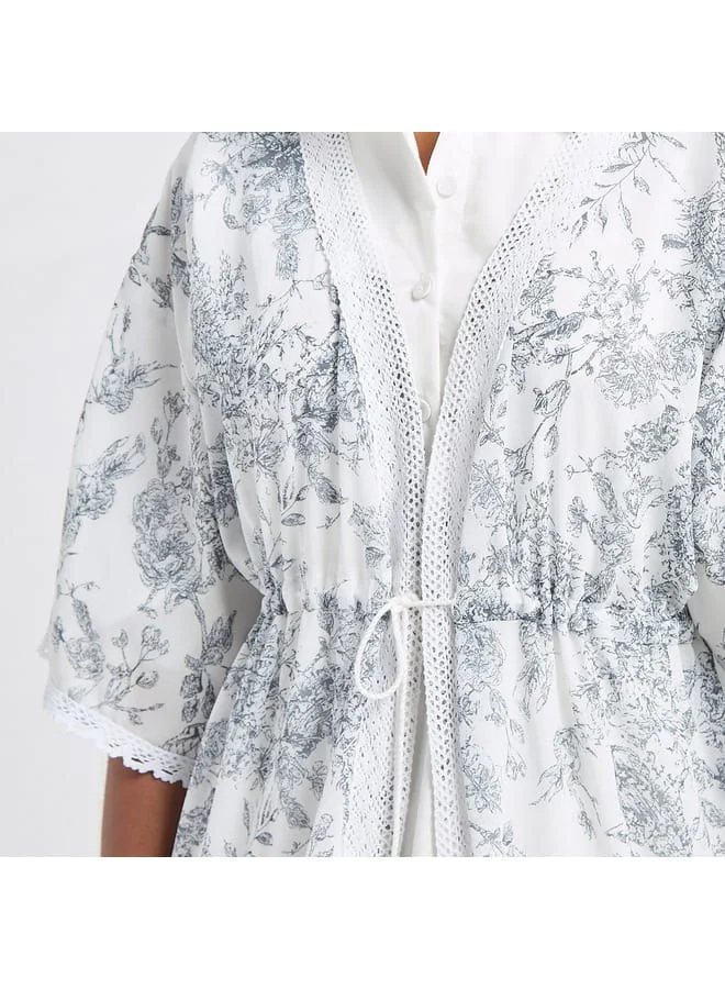 Splash FAV Floral Print Midi Dress