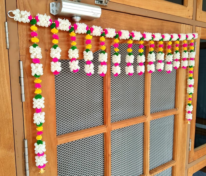 Shivgami Creation Hanging Toran for Door DecorationArtificial Flower Decoration for HomeDecorative Garland - Image 3