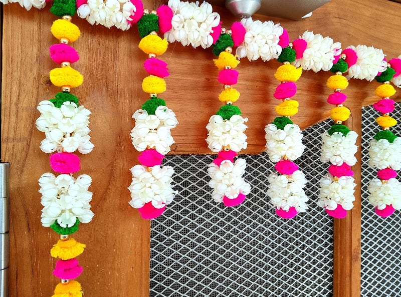 Shivgami Creation Hanging Toran for Door DecorationArtificial Flower Decoration for HomeDecorative Garland - Image 2