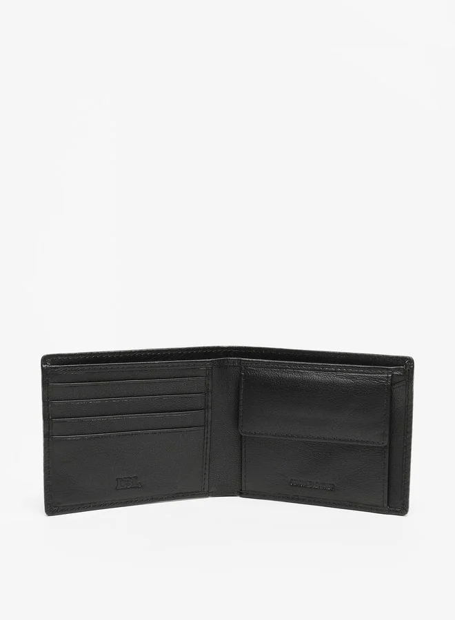 ال بي ال من شو اكسبرس Men's Textured Bi-Fold Wallet