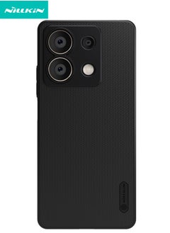 نيلكين حافظة Redmi Note 13 5G، حافظة هاتف رفيعة للغاية لهاتف Redmi Note 13، غطاء خلفي قوي مقاوم للصدمات بدرجة عسكرية ومضاد للخدش والانزلاق بطبقة مزدوجة لهاتف Xiaomi Redmi Note 13 5G، أسود  - Image 1