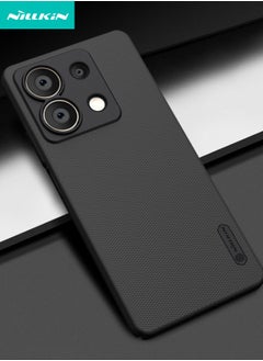 نيلكين حافظة Redmi Note 13 5G، حافظة هاتف رفيعة للغاية لهاتف Redmi Note 13، غطاء خلفي قوي مقاوم للصدمات بدرجة عسكرية ومضاد للخدش والانزلاق بطبقة مزدوجة لهاتف Xiaomi Redmi Note 13 5G، أسود  - Image 2