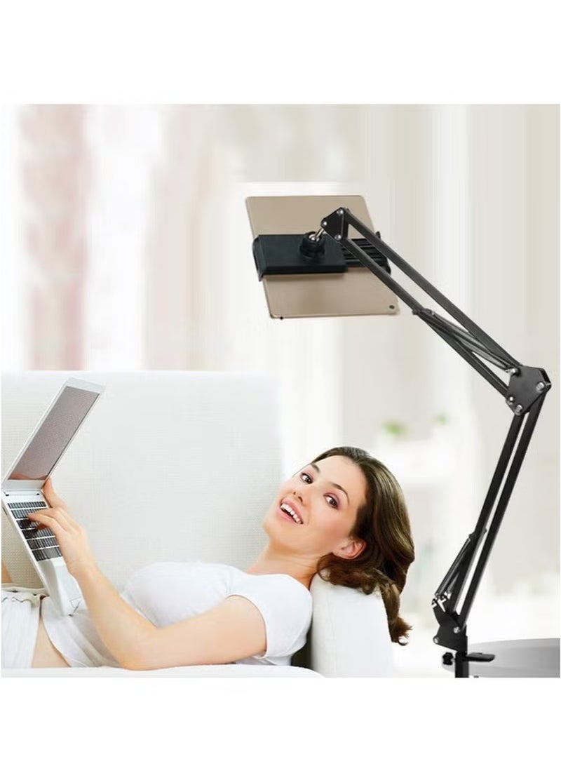 vesus Overhead Phone Stand Holder, Phone Clip Holder Clamp for Desk, Mount Flexible 360° Rotation,Long Arm Bracket for All 4.7-7.0 In Smartphones, Tablets, Live Streaming,Videos - Image 4