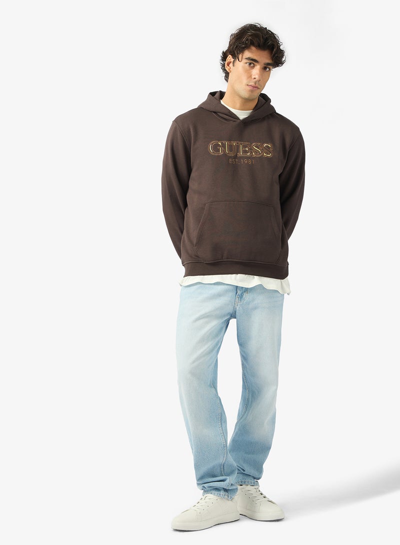 GUESS Hooded Basic Sweatshirt - Image 4