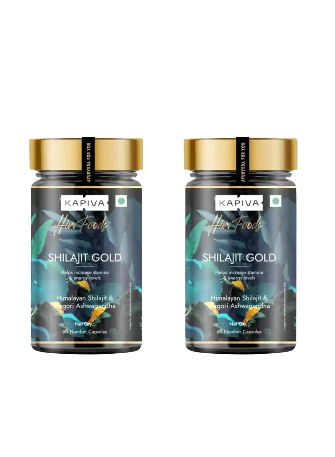 Kapiva Shilajit Gold 60 Capsules, Pack Of 2 | Best Price KSA | Riyadh ...