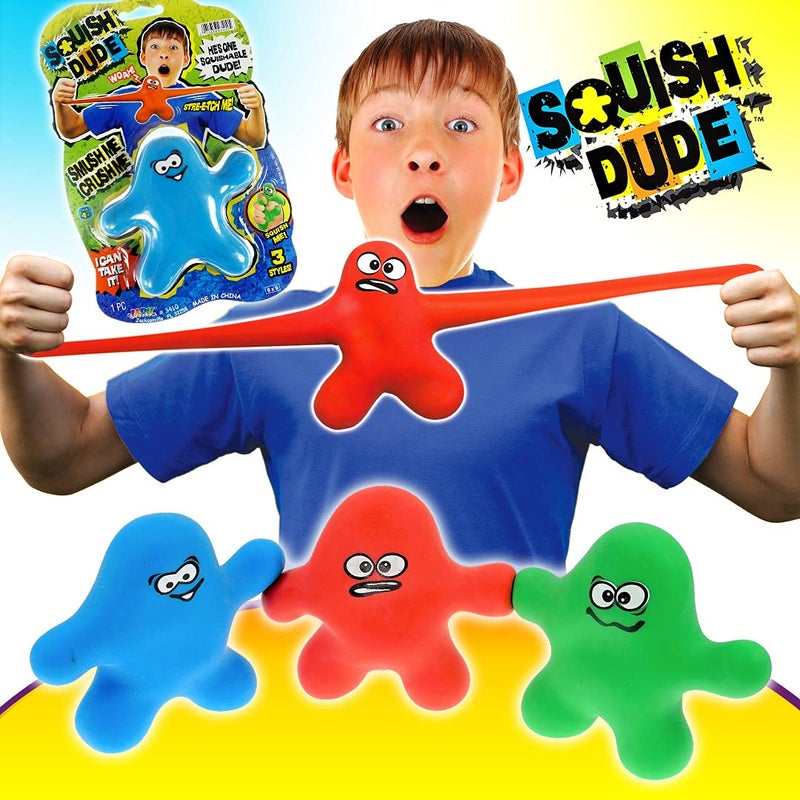Ja-Ru JA-RU Stretchy Guy (3 Squishy Toys) Bendable Wrestling Action Figures. Sand Filled Stress Toy Pack. Sensory Toys for Kids with Autism. Bulk Party Favors Goodie Bag Stuffers. 3410-3p - Image 4