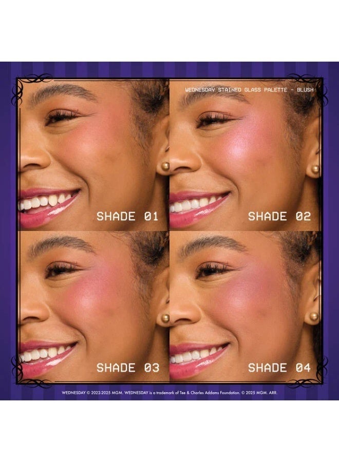 NYX PROFESSIONAL MAKEUP Wednesday Stained Glass Blush Palette - Image 4