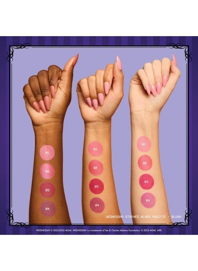 NYX PROFESSIONAL MAKEUP Wednesday Stained Glass Blush Palette - Image 3