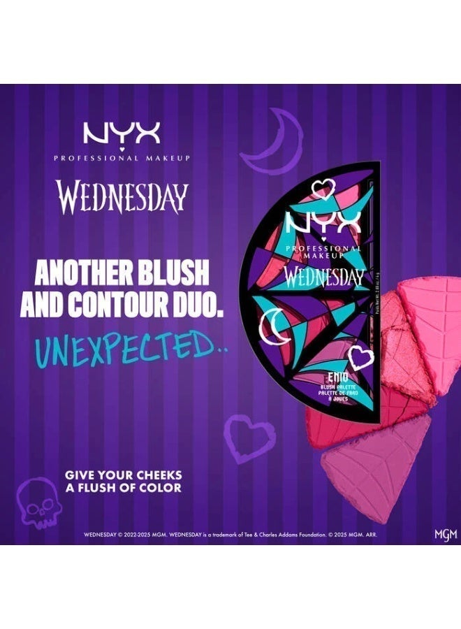 NYX PROFESSIONAL MAKEUP Wednesday Stained Glass Blush Palette - Image 5