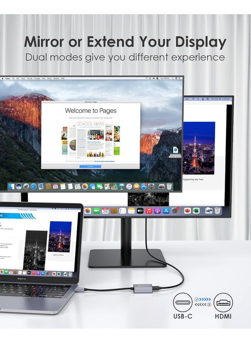 لينشن محول USB C إلى 4K HDMI Digital AV متوافق - Image 5