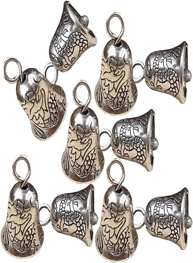 Tustao 25 Pcs Silver Christmas Jingle Bells Vintage Bells Pendants Xmas Tree Hanging Bells Small Craft Bells for Christmas Antique Craft Bells Craft Supplies, Arts, Crafts and Sewing - Image 1