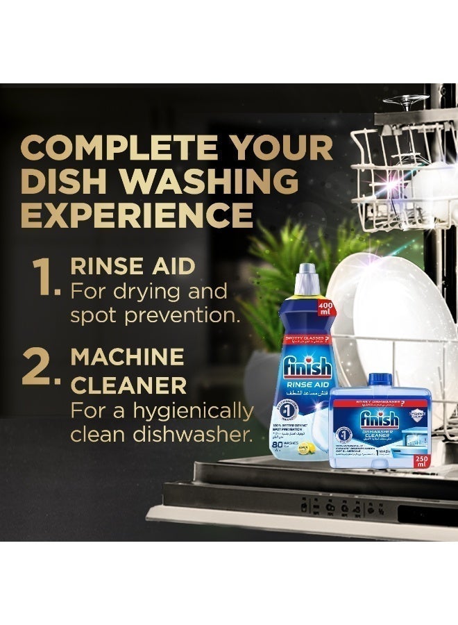 Finish Ultimate Dishwasher Tablets, Lemon Sparkle Scent, 2x More Cleaning Power, 96 Tabs - Image 3