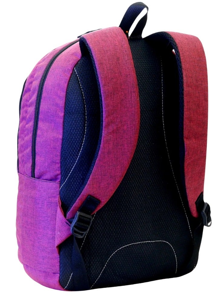 Force Basic Fully Waterproof Oxford Polyester Backpack (Linen Fuchsia) - FDB-20-35 - Vibrant Unisex Daypack for School, Gym, Sports & Travel - 44 x 30 x 18 cm - Image 4