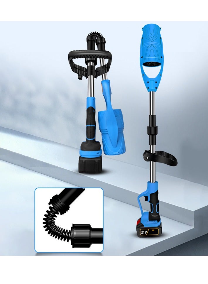 بلو فاير منفاخ أوراق لاسلكي مع بطاريتين وشاحن | 290,000 دورة في الدقيقة توربو جت (260 ميل في الساعة / 600 CFM) | وقت تشغيل 40 دقيقة | تصميم خفيف الوزن وقابل للطي للعشب، الفناء، المرآب، الفناء والرصيف - Image 2