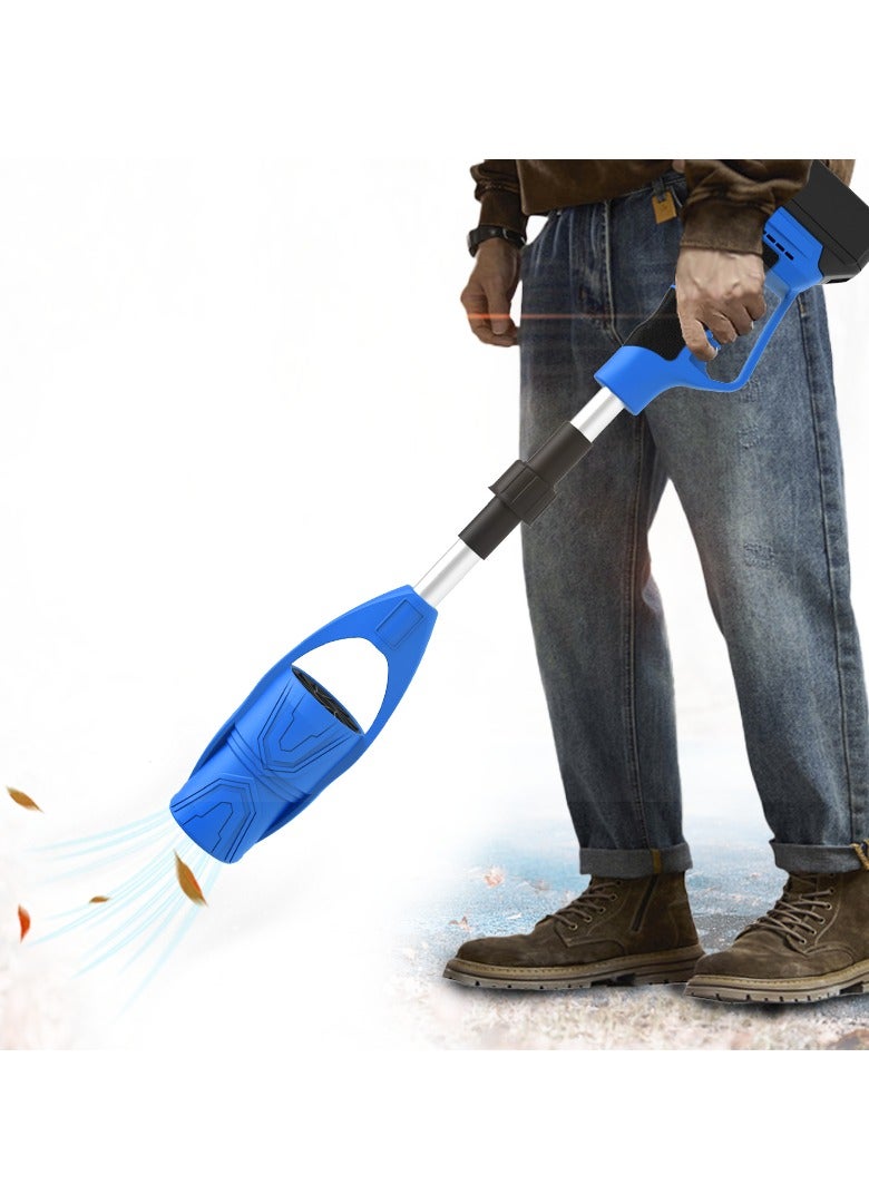 بلو فاير منفاخ أوراق لاسلكي مع بطاريتين وشاحن | 290,000 دورة في الدقيقة توربو جت (260 ميل في الساعة / 600 CFM) | وقت تشغيل 40 دقيقة | تصميم خفيف الوزن وقابل للطي للعشب، الفناء، المرآب، الفناء والرصيف - Image 5