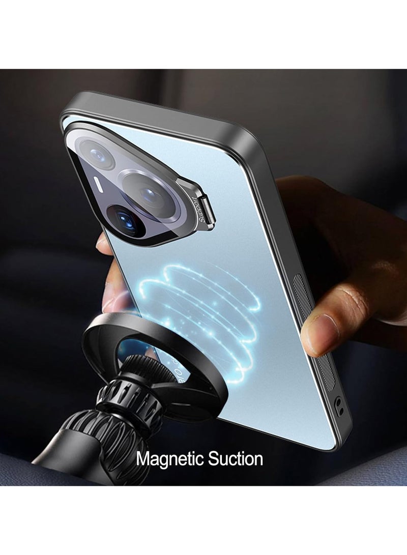 general Case Compatible with HuaWei Pura 70/70 Pro/70 Pro+/, Oil -Proof Anti Fingerprint Back Case Support Vehicle Magnetic Suction,70/70 Pro/70 Pro+ - Image 3