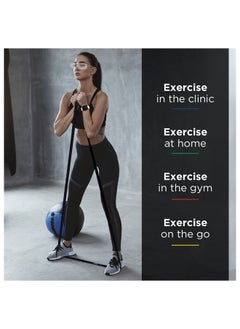 TheraBand Exercise Bands 25-Yard Dispenser Box, Black/Special Heavy  - Image 3
