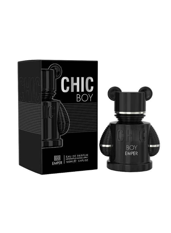 امبر شيك بوي EDP عطر توابلي خشبي طويل الثبات للرجال 100 مل - Image 1