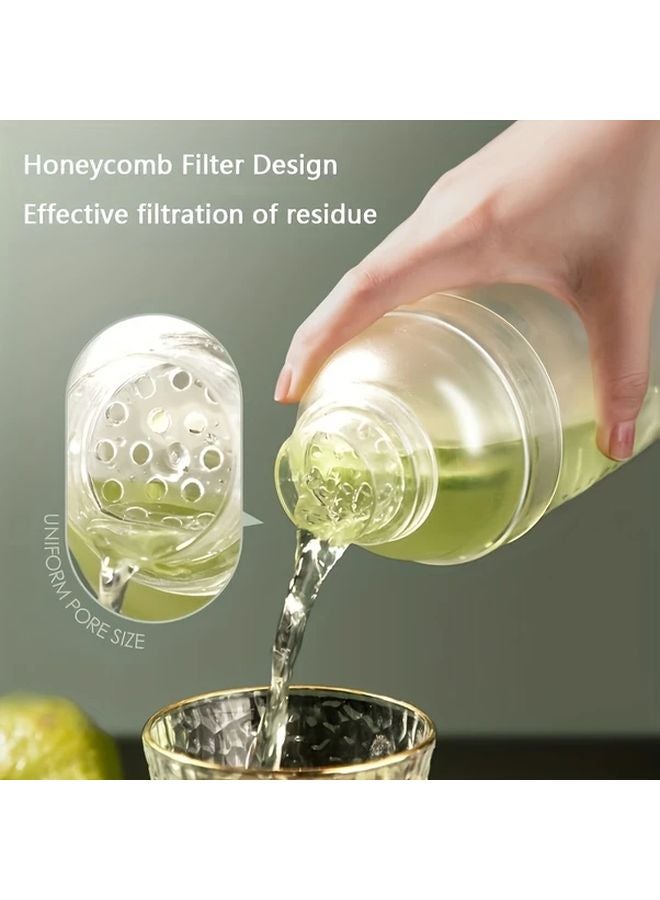 700ML Hand Shake Shaker Cup Powerful Cocktail Mixer Homemade Milk Tea Set Manual Lemon Tea Tools - Image 2