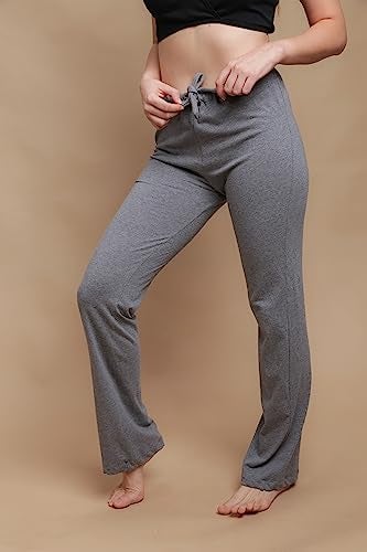 Cottonique Women’s Drawstring Lounge Pants (9) Melange - Image 5