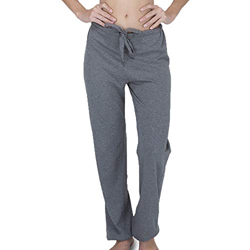 Cottonique Women’s Drawstring Lounge Pants (9) Melange - Image 1
