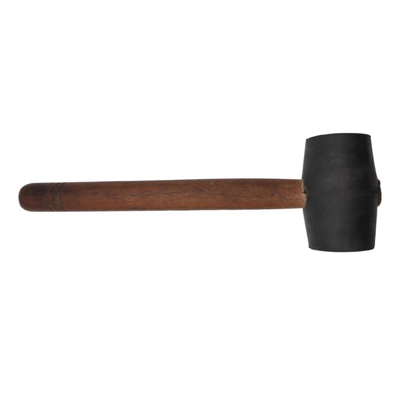 DIY Crafts DIY Crafts Pack of 1 Pc Black Rubber Soft Hammer Hom Pack of 1 Pc Black  - Image 2