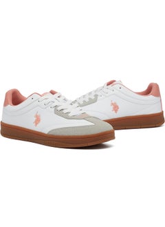 U.S. Polo Assn. Women's White Low-Top Sneakers - Lightweight Timeless Lace-Up Style, Ideal for Casual Outings  - Image 3