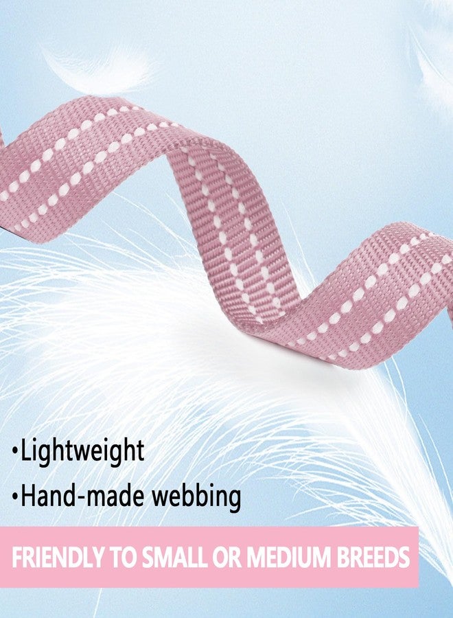 XiaZ Long Dog Leash XiaZ Training Leashes 10/15/20/30/50/100ft Long Lead for Dogs 30ft Training Leash for Outside Pink 30 Foot Nylon Padded Handle Reflective Hiking Yard - Image 4