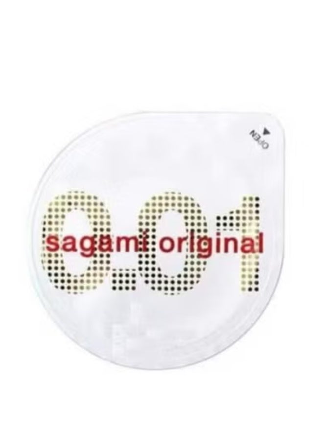 Sagami Original Ultra-Thin 0.01mm Condoms, Sensitive Latex & Lubricated for a Natural Feel, Pack of 5 - Image 2