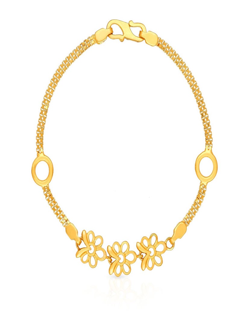 Malabar Gold and Diamonds 22 KT 916 Purity Gold Bracelet DZBR358Y6  - Image 1