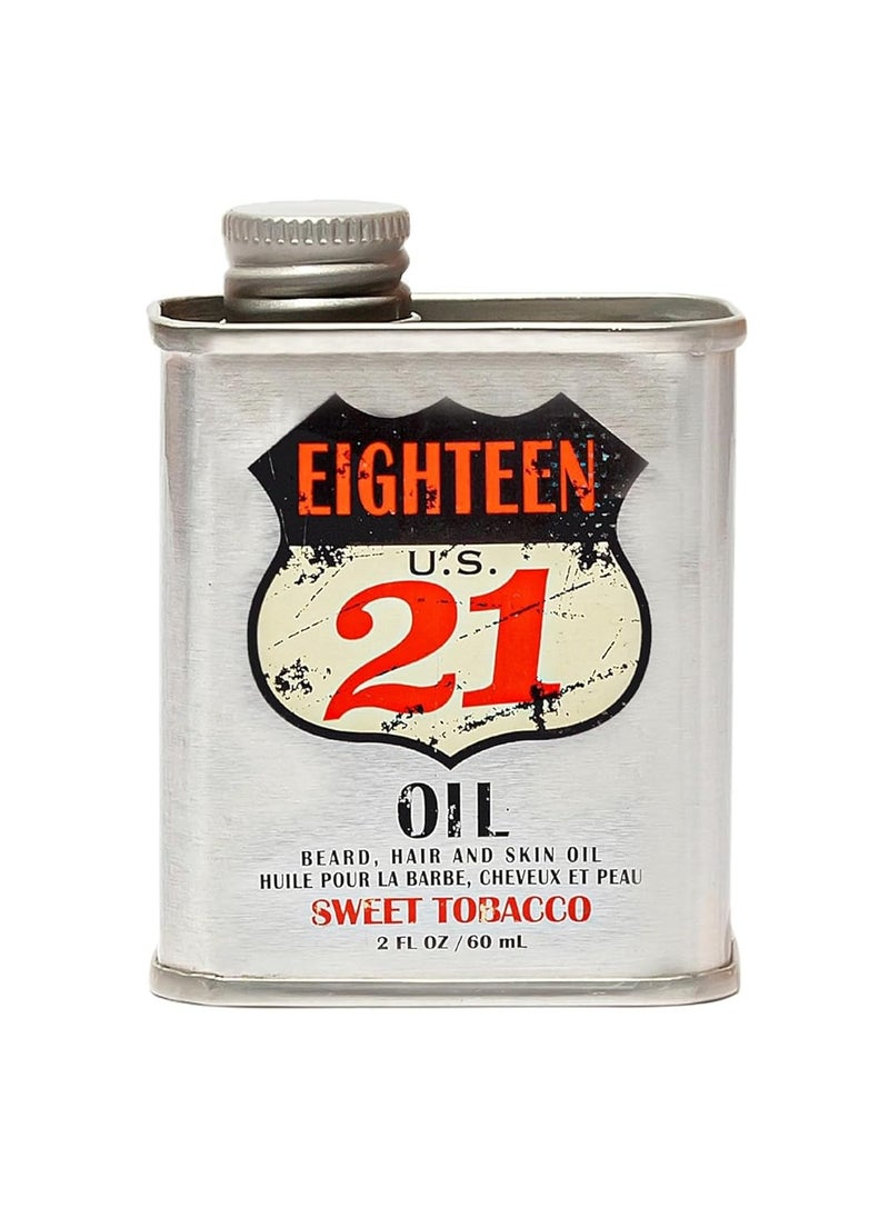 18.21 Man Made - 18.21 Man Made Hair, Skin & Beard Oil for Men, 4 Scents - Non-Greasy, Conditioning Balm with Castor Seed, Jojoba, and Argan Oils - Premium Tattoo and Mustache Care Products - Image 1