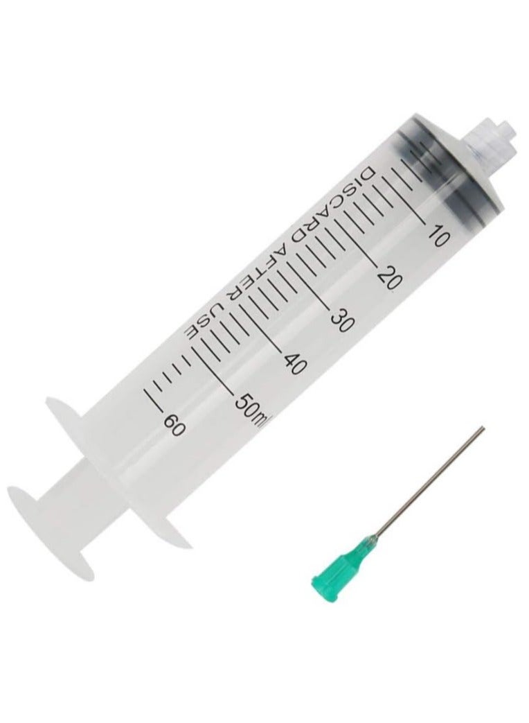 Set Of 5 Piece  Medical Disposable Syringe With Needle 50 ML - Image 2