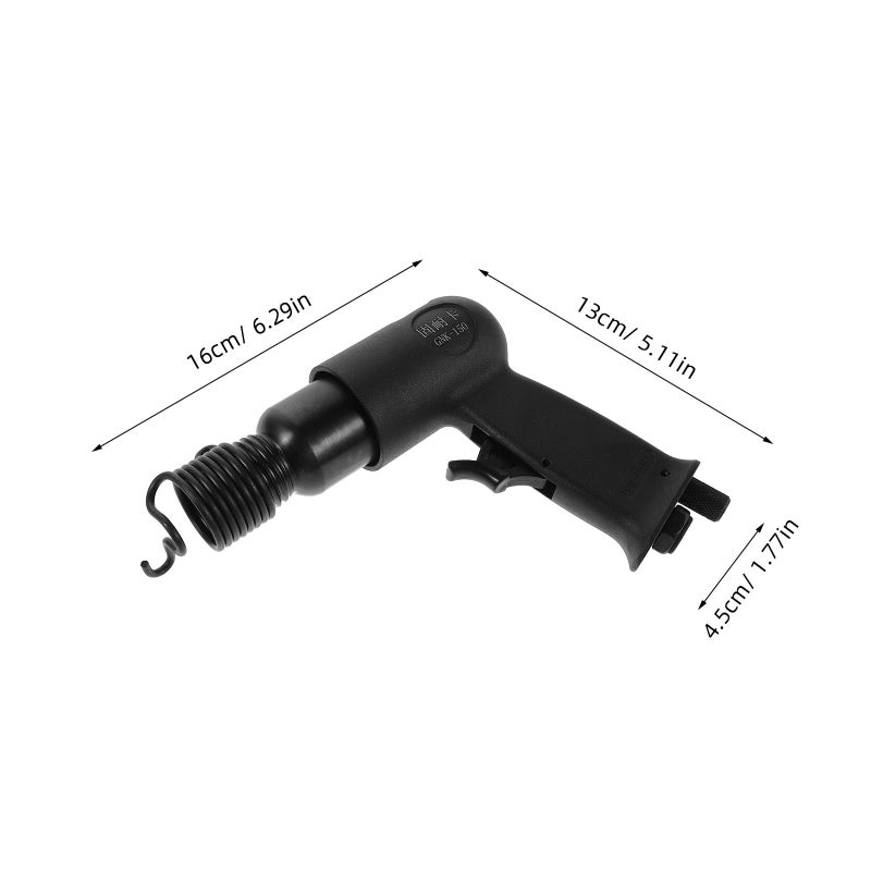 Heavy Duty Pneumatic Air Chisel Hammer Kit 150mm With 4 Chisels For Rust Removal Metalwork - Image 5