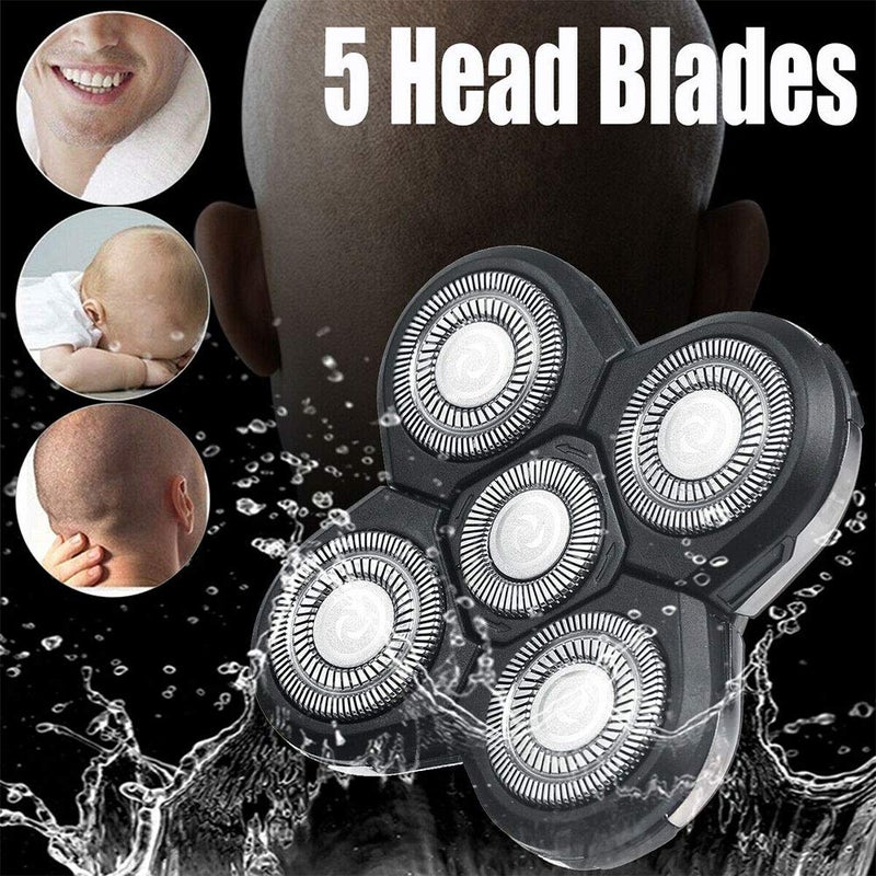 Tookie 5 Head Shaver Heads, 2PCS Shaver Blade Heads Shaver Replacement for Electric Razor Shaving Bald Tool, Head and Face Electric Razor Shaver Head, Not Fit for Remington Razors and Skull Rotary Razors - Image 4