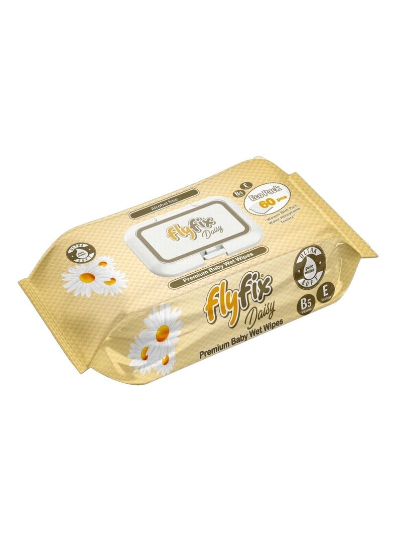 Daisy wet wipes 60 pcs